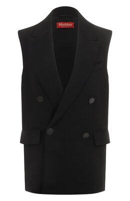 Max Mara Studio: Чёрный жилет 