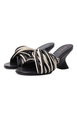 Dries Van Noten: Чёрные сабо 