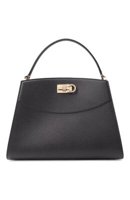 Ferragamo: Чёрная сумка  Studio