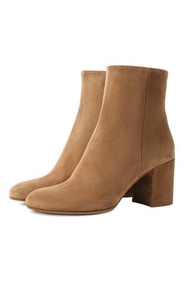 Gianvito Rossi: Коричневые ботинки 