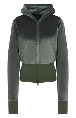 Balenciaga: Бархатная толстовка 