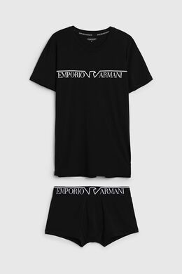 EMPORIO ARMANI: Домашняя футболка 