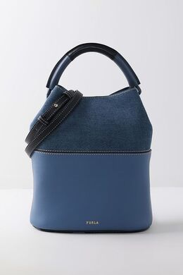 Furla: Синяя сумка 