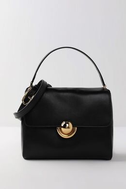 Furla: Чёрная сумка 
