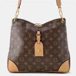 Louis Vuitton: Коричневая сумка 