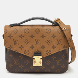 Louis Vuitton: Коричневая сумка  Pochette
