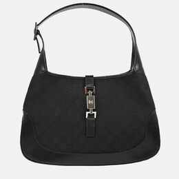 Gucci: Чёрная сумка  Jackie