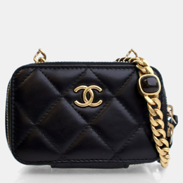 Chanel: Чёрный клатч 
