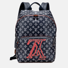 Louis Vuitton: Синий рюкзак 