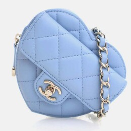Chanel: Голубая поясная сумка 
