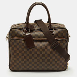 Louis Vuitton: Коричневая сумка 