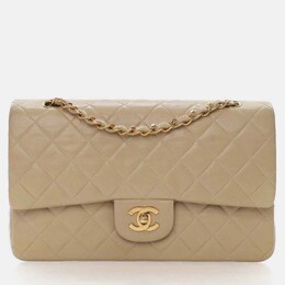 Chanel: Бежевая сумка 