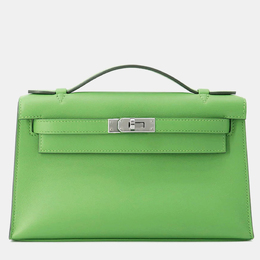 Hermes: Зелёная сумка  Kelly