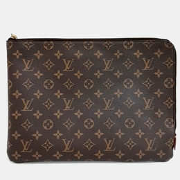 Louis Vuitton: Коричневый кошелёк 