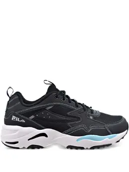 Fila: Чёрные кроссовки 
