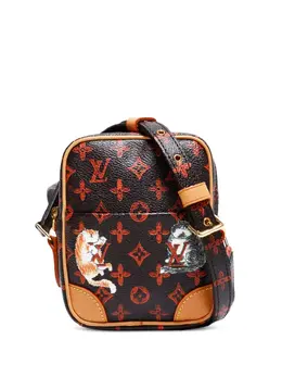 Louis Vuitton Pre-Owned: Коричневая сумка через плечо 