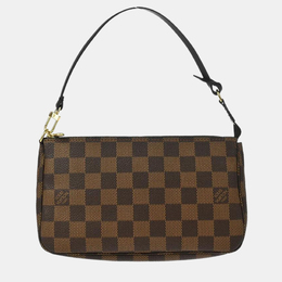 Louis Vuitton: Коричневая сумка  Pochette Accessoires