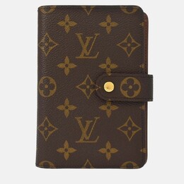 Louis Vuitton: Коричневый кошелёк 