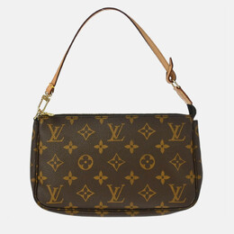 Louis Vuitton: Коричневі сумки  Pochette Accessoires