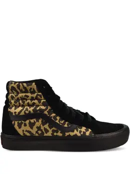 Vans: Чёрные кроссовки  SK8-Hi Reissue