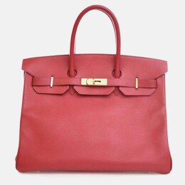 Hermes: Красная сумка  Birkin 35