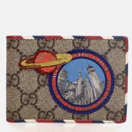 Gucci: Многоцветный кошелёк  GG Supreme