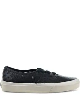 Vans: Чёрные кроссовки  Authentic