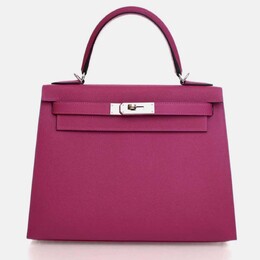 Hermes: Фіолетові сумки  Kelly 28