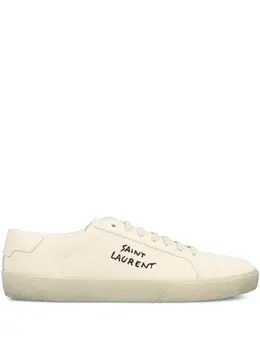 Saint Laurent: Белые кроссовки  Court