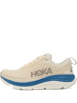 HOKA: Бежевые кроссовки 