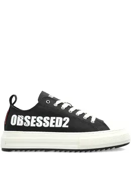 DSQUARED2: Чёрные кроссовки 