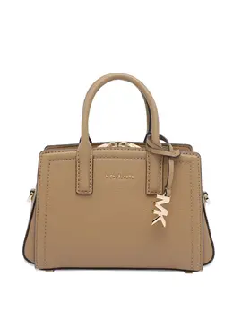 Michael Michael Kors: Бежевая сумка-шоппер 