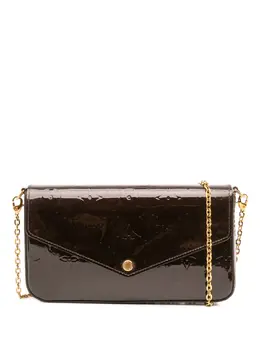 Louis Vuitton Pre-Owned: Фиолетовая сумка через плечо 