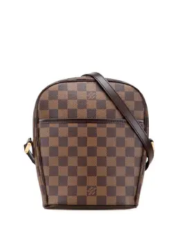 Louis Vuitton Pre-Owned: Коричневая сумка через плечо 