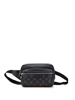 Louis Vuitton Pre-Owned: Чёрная поясная сумка 