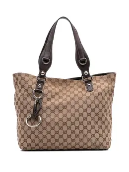 Gucci Pre-Owned: Коричневая сумка-шоппер 