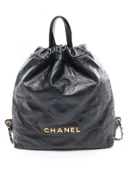 CHANEL Pre-Owned: Блестящий рюкзак 