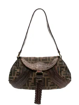Fendi Pre-Owned: Коричневая сумка 