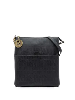 Fendi Pre-Owned: Чёрная сумка через плечо 