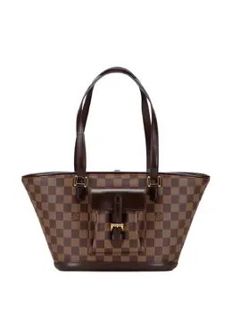 Louis Vuitton Pre-Owned: Коричневая сумка 