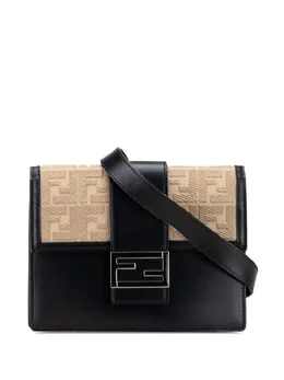 Fendi Pre-Owned: Коричневая сумка через плечо 