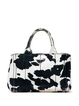Prada Pre-Owned: Сумка с коровьим принтом 