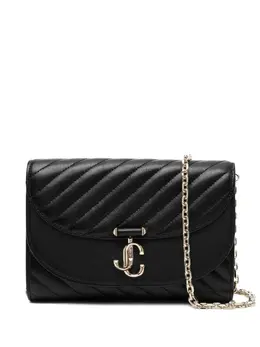 Jimmy Choo: Чёрная сумка через плечо 