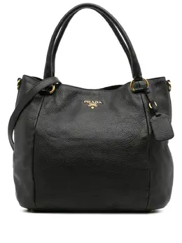 Prada Pre-Owned: Чёрная сумка-шоппер 