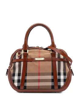 Burberry Pre-Owned: Коричневая сумка 