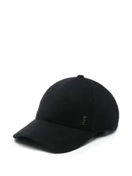 Saint Laurent: Чёрная кепка 