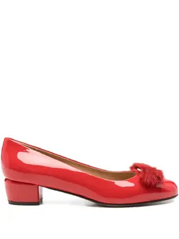 Ferragamo: Красные туфли  Vara