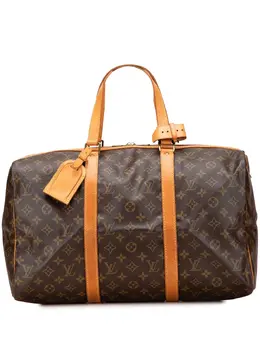 Louis Vuitton Pre-Owned: Коричневая дорожная сумка 