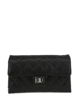 CHANEL Pre-Owned: Чёрная поясная сумка 