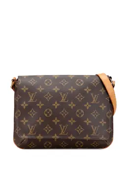 Louis Vuitton Pre-Owned: Коричневая сумка через плечо 